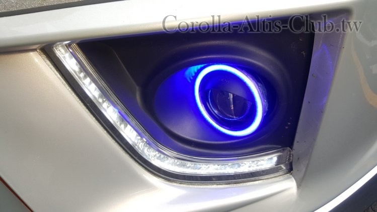 原廠日行燈+魚眼藍光圈+專用魚眼防融式燈組