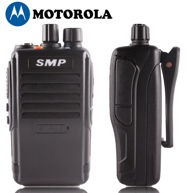 MOTOROLA SMP-418 免執照防摔抗震無線電對講機 兩台