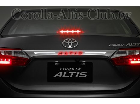 ALTIS LED鍍鉻行李廂飾條